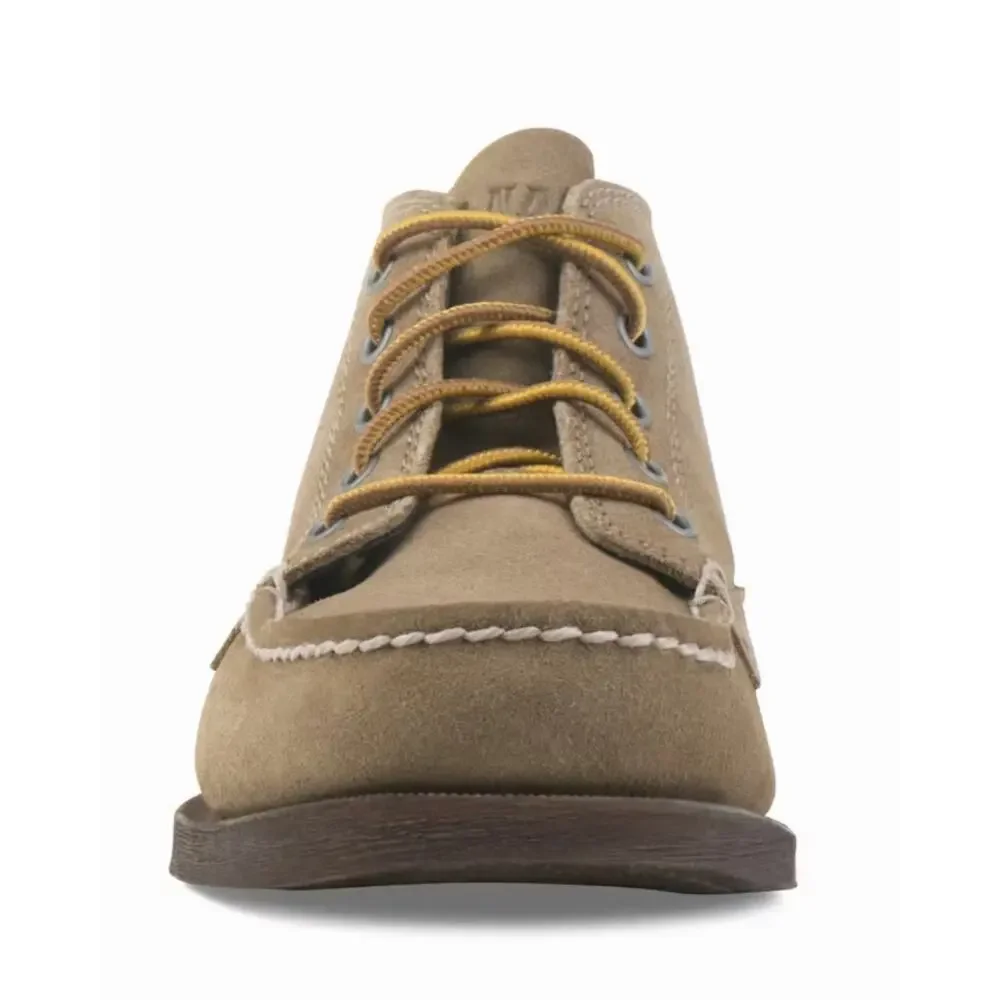 Eastland Mens Seneca Camp Moc Boots 13 NWT Tan Khaki Suede Lace Chukka Huckberry
